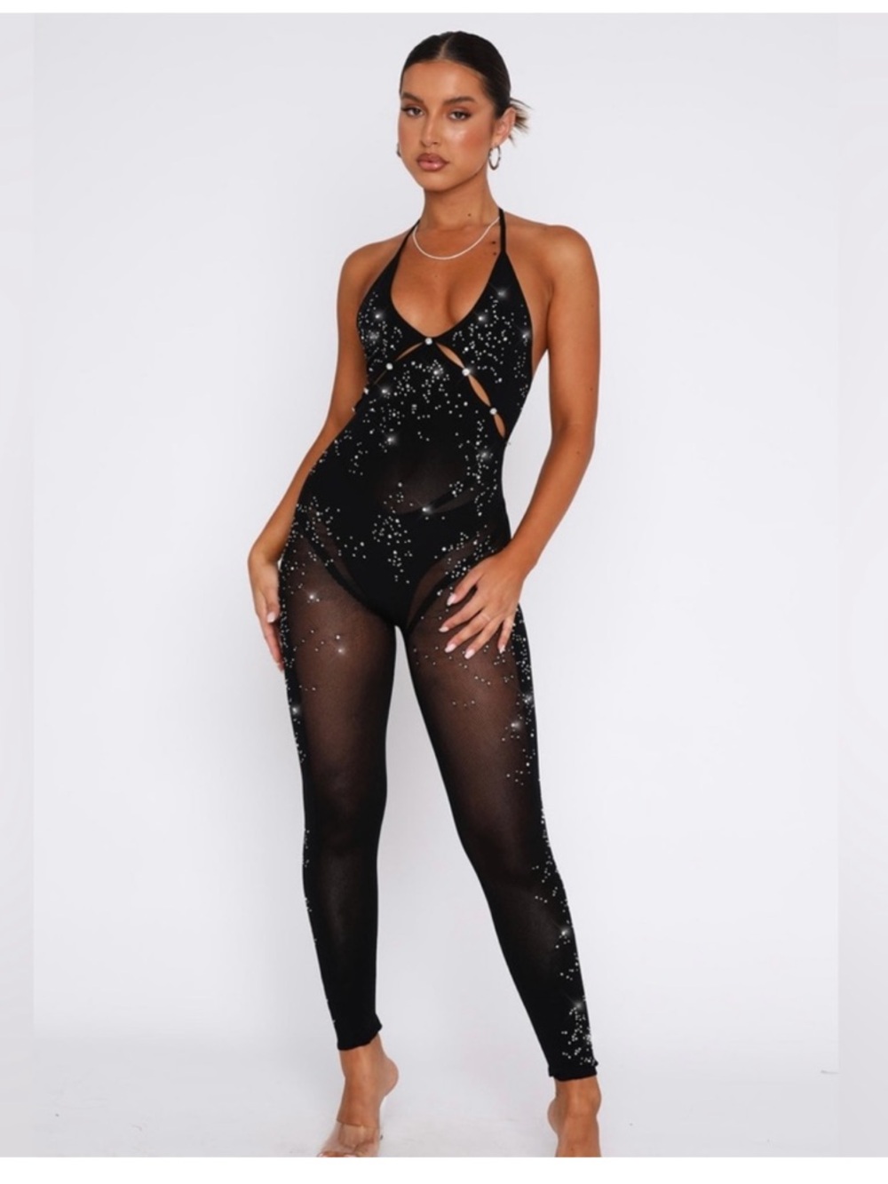 White Fox Boutique Living My Best Life Jumpsuit